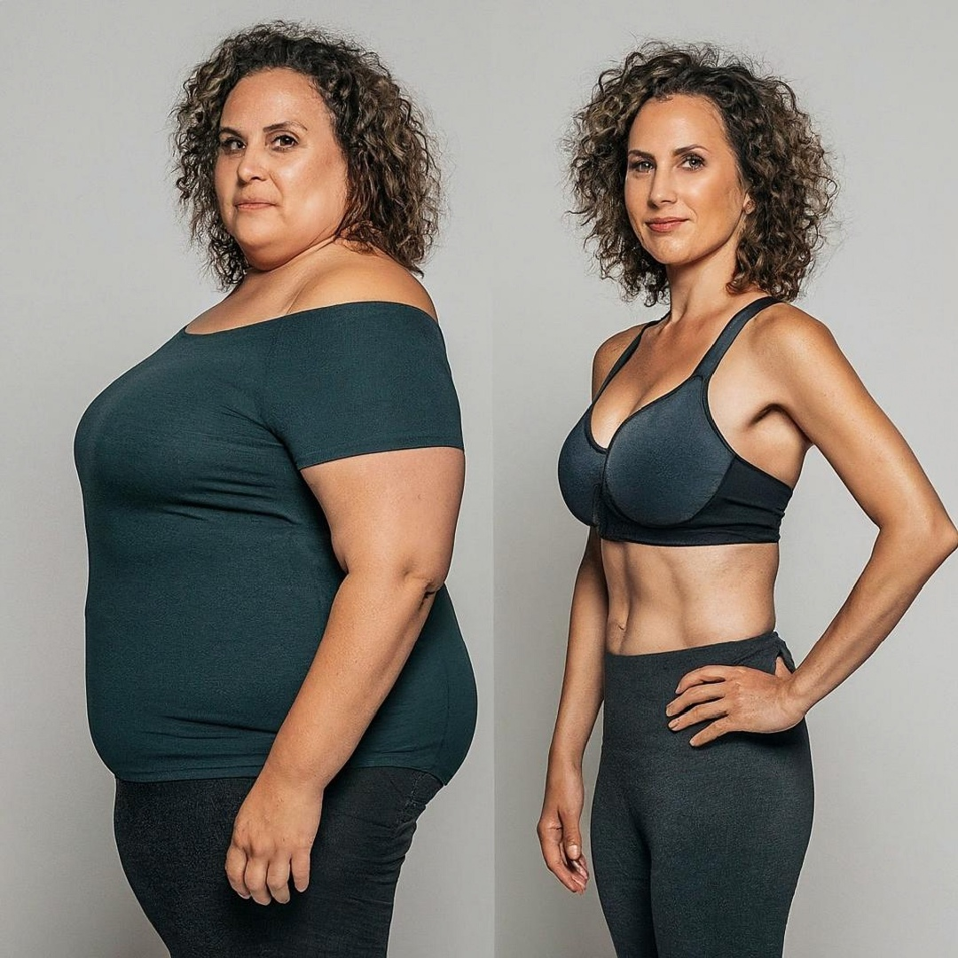 weight loss before and after 10 small